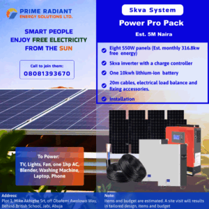 5kva solar inverter installation in Abuja, Nigeria